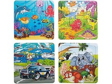4 Pack Jigsaw Puzzles for Kids