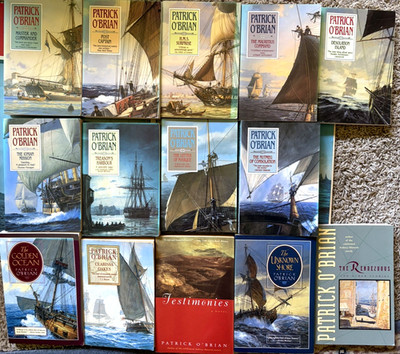 Patrick O'Brian 14 Book Mixed Lot Aubrey-Maturin,Rendezvous,Testimonies