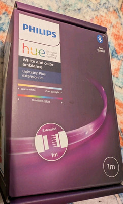 Philip's Hue Lightstrip Plus Erweiterung - 1m - White & Colour Ambience