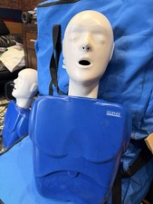CPR Prompt Blue First Aid Training Manikin - ADULT /CHILD SELECTABLE + LUNGS