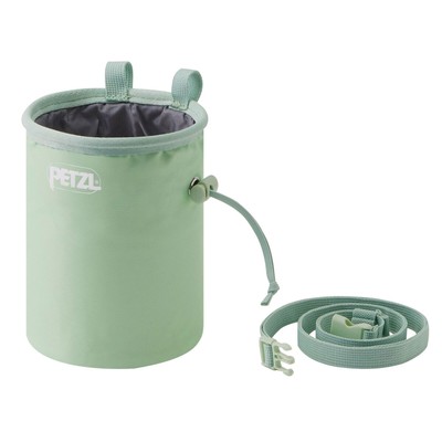 Petzl Bandi Chalkbag mit einstellbaren Hüftgurt fester Rand Fleecefutter 