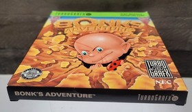 Bonk&rsquo;s Adventure Turbo Grafx 16 Cib TG-16 Complete, Tested, Authentic.
