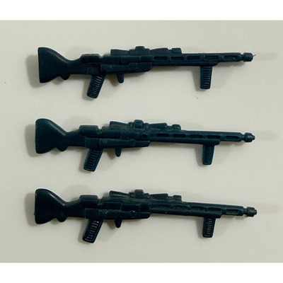 #ad 3x 1980 Kenner Star Wars Hoth imperial Rifle Blue Gun Original Part Authentic $17.99