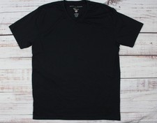 SEBASTIAN FIERRI XL MEN’S V NECK BLACK T SHIRT MADE IN U.S.A.