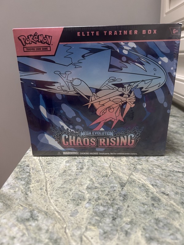 Pokemon Chaos Rising Mega Evolution Elite Trainer Box New Factory Sealed ETB