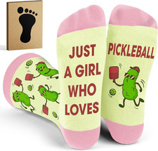 Pickleball Socks - Funny Pickleball Gifts for Men and Women, Cool Pickle Ball Ac