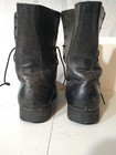 1984 Black Leather BILTRITE STEEL TOE COMBAT BOOTS Size 9.5 R Used, but Good — photo 4
