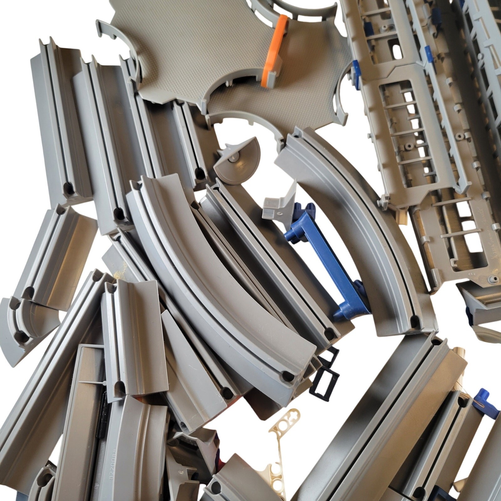 Vintage Silverlit X-Trek Slot Car Track Lot,  Incomplete Parts Track Accessories