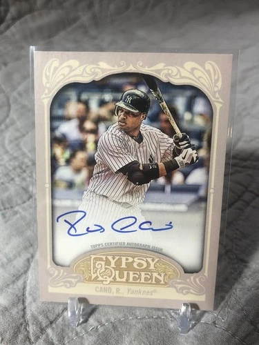 Robinson Cano Signed 2012 Gypsy Queen Baseball Topps Certified Auto GQA-RC