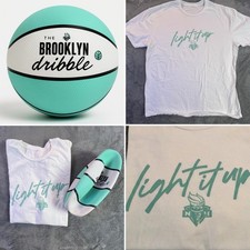 NY Liberty T Shirt Extra Large Tee Bundle Fan Pack WNBA Basketball Barclays Set