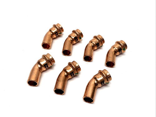 Viega 77637 ProPress To Street Elbow 45 Deg.  1/2" x 1/2" Model 2926.1 LOT OF 7