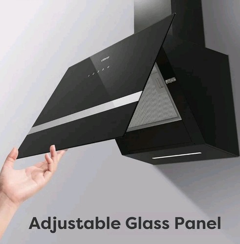 60 cm Angle Cooker Hood Chimney Extractor Hood with LED and Recirculating - Picture 6 of 11