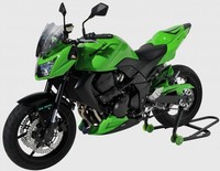 Kawasaki Z750-07/12-Ermax Sport Windschutzscheibe Hell Schwarz-0303S60