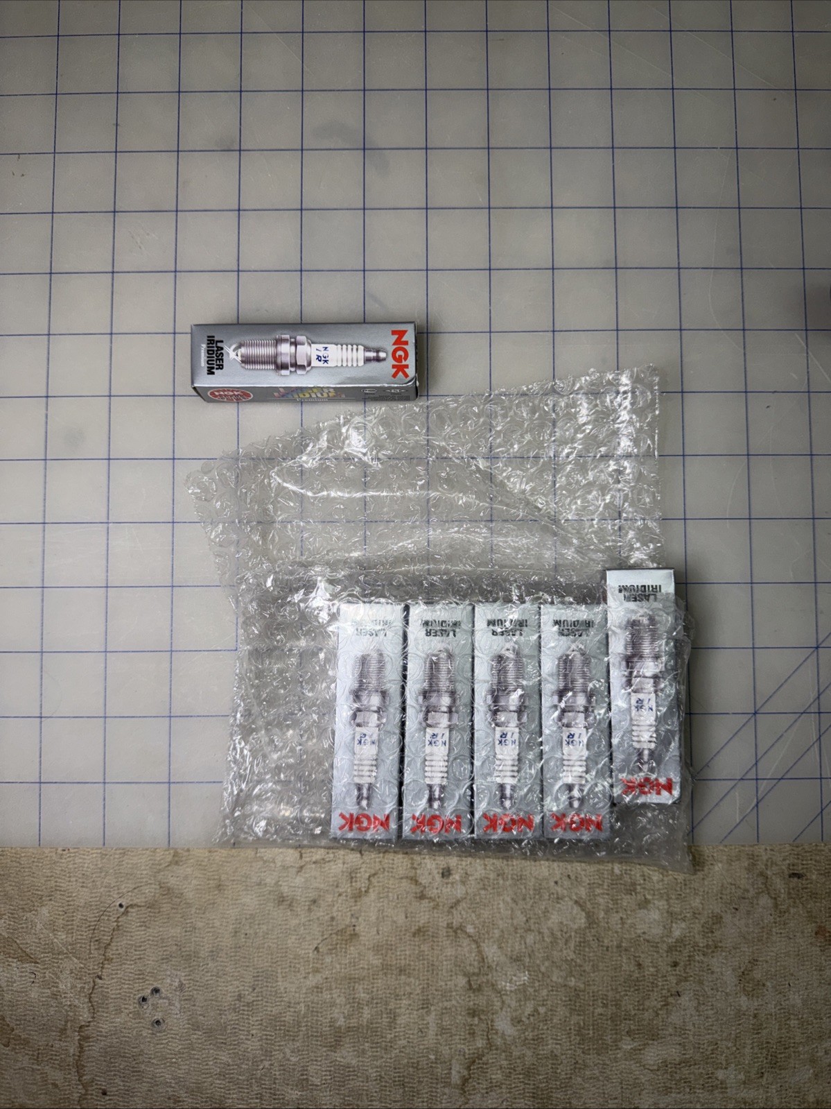 Set of 6 NGK 6044 Genuine Authentic Laser Iridium and Platinum Spark Plugs