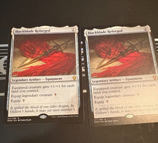 2 X Blackblade Reforged - Dominaria - *NM* Near Mint MTG