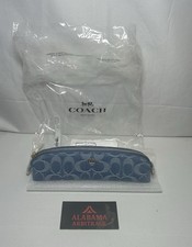Coach Pencil Case In Signature Denim CDC10 NW...