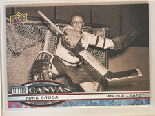 Turk Broda #C-242 Canvas 2025-26 Series 2 Maple Leafs HOF