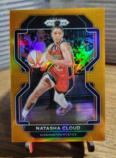 Natasha Cloud 2022 Panini Prizm WNBA Orange Prizm /49 #42 Washington Mystics
