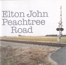 ELTON JOHN : PEACHTREE ROAD (CD) DISC + FRONT & BACK CVR ART - NO CASE - VG