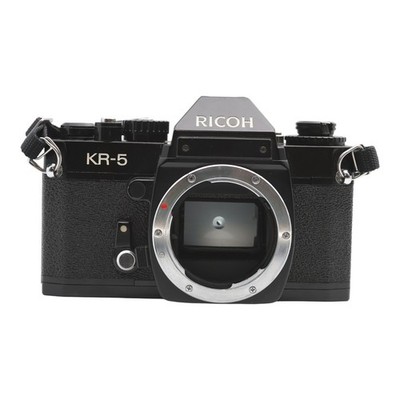 Ricoh KR-5  Body Gehäuse SLR  Spiegelreflexkamera schwarz black