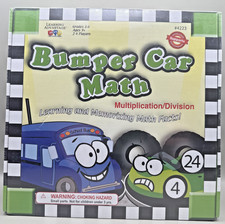 Learning Advantage Bumper Car Math Game Multiplication Division Game NEW SEALED