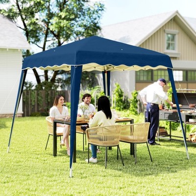 2,5 x 2,5 m Garten Pop Up Zelt Pavillon Markise Festzelt Party Unterstand Beschattung