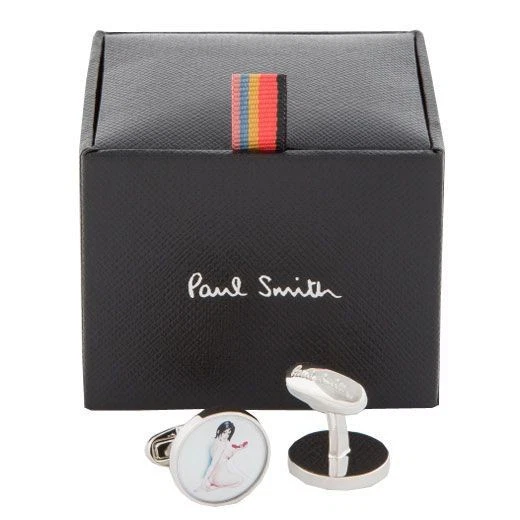 Paul Smith Herren Ps Iconic Damen Aufdruck Manschettenknöpfe - Bild 3 von 3