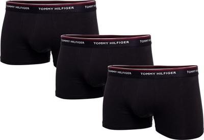 Tommy Hilfiger 1U87903842 3 Pack Stretch Cotton Trunks Black S-XL