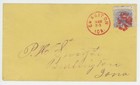 Mr Fancy Cancel SC 114 CHARITON IOA BURLINGTON IOWA RED CROSSROADS CANCEL  — photo 1