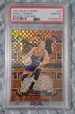 2024 SELECT WNBA #46 DIANA TAURASI - BRONZE CHECKER - 43/49 PSA 10 GEM MT