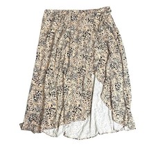 Maurice s 100 Rayon Split Wrap Animal Print Women's Skirt Midi Maxi Size 2X