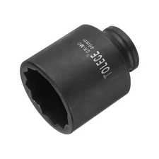 1/2-Inch Drive 46mm 12-Point Deep Impact Socket CR-MO Steel 78mm Length Metric
