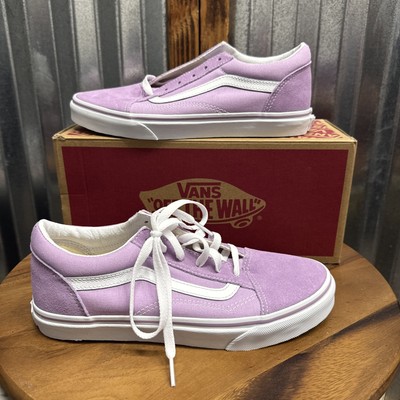 Vans Old Skool Low Top Sneaker Purple/White Vans Size 6.5 US Womens 8 New In Box