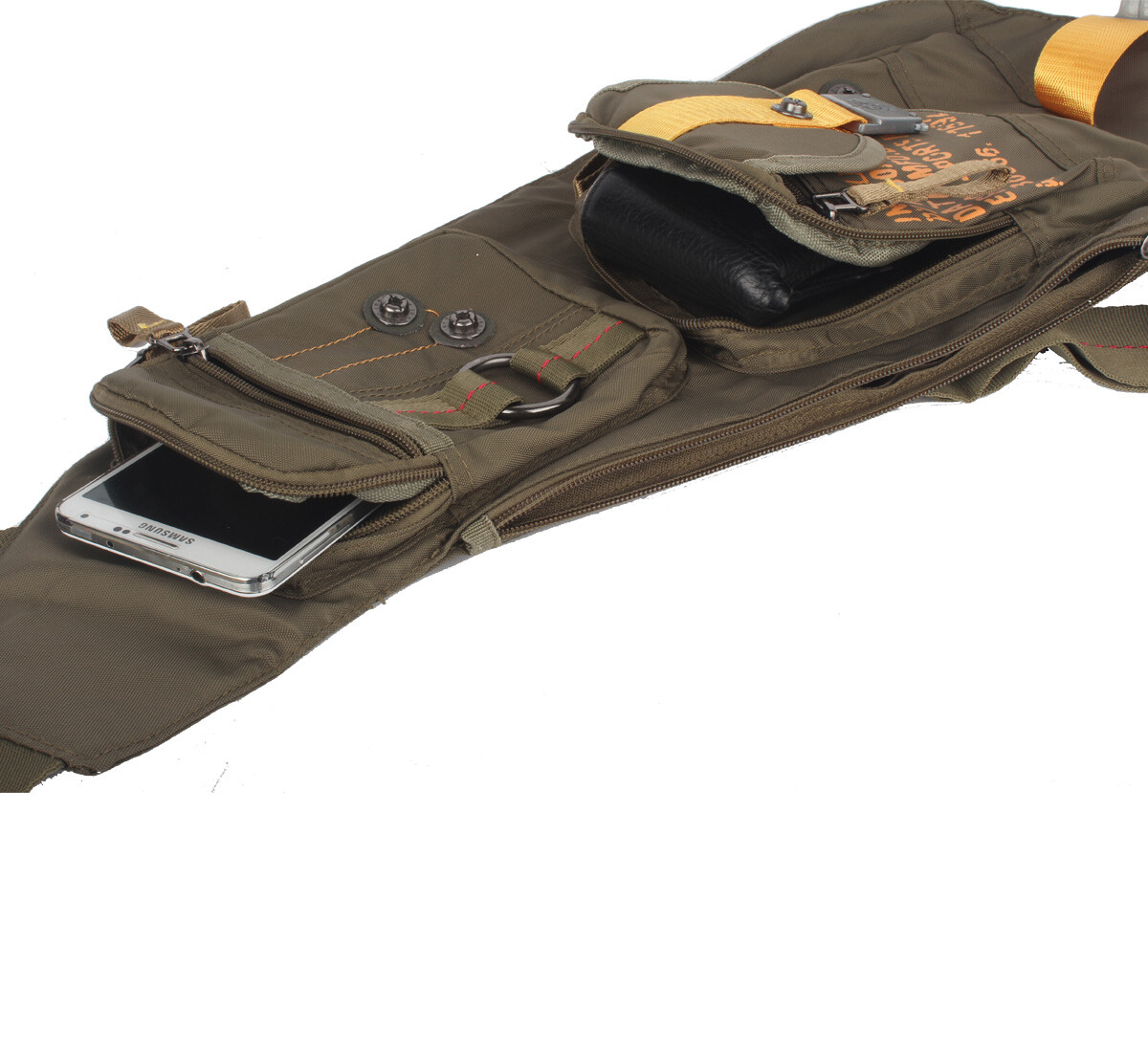Unique Men Large Sling Bag Crossbody Bag Backpack Chest Bag