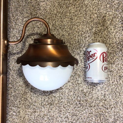 🔥POLE LAMP 8’ Moe Bridges Copper Light 3 way Light ball tulip Country Chic VTG - Picture 6 of 21