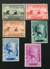 Timbre BELGIQUE Stamp - Yvert et Tellier n°532 à 537 n* Mh (Cyn41)