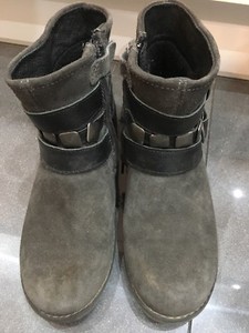 gabor grey suede boots