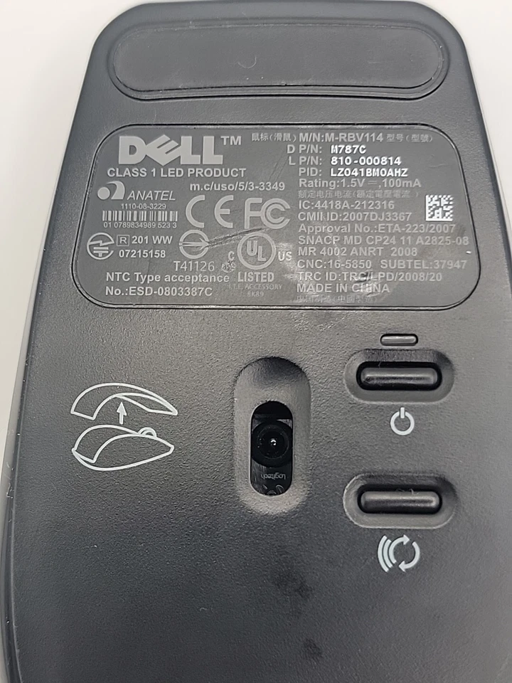 Dell Wireless Optical Scroll Wheel Mouse  TESTED WORKS - Image 3 of 4