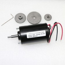 40W DC Generator Motor Permanent Magnet 12-24V Dual Purpose Wind Turbine w/Gears