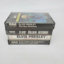 Elvis Presley Cassette Tapes Lot of 4 Sun Sessions Golden Records Heart  Soul