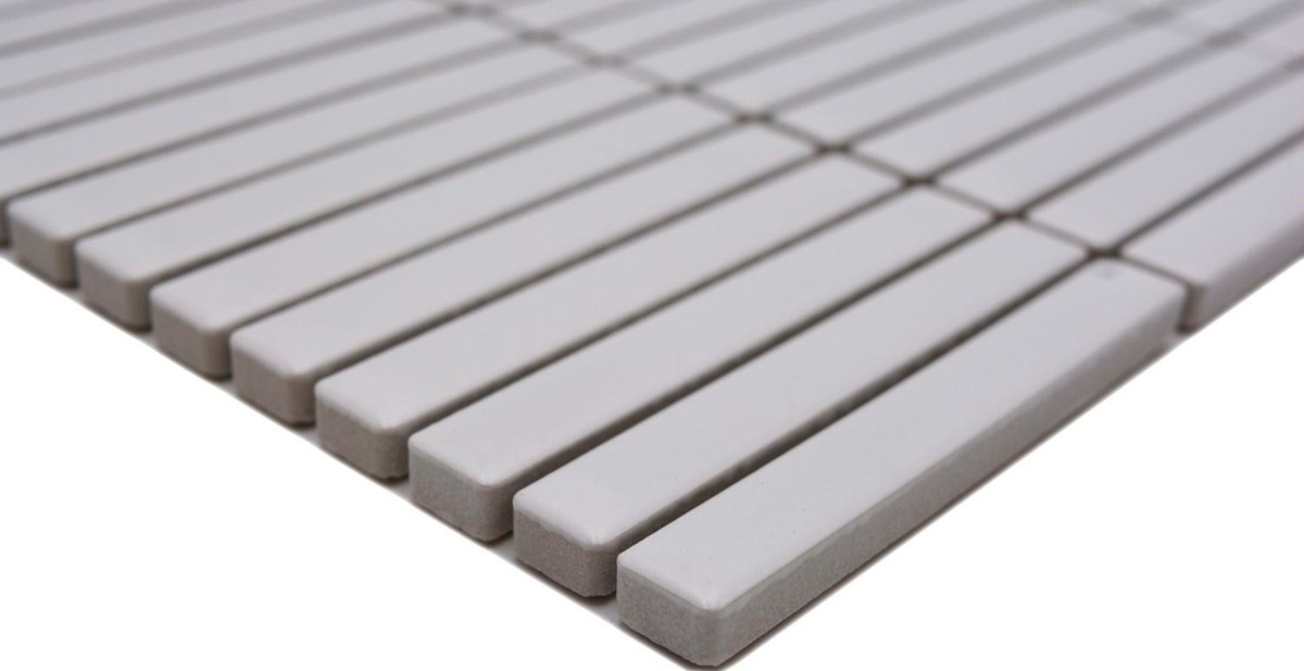 Lot de 10 tapis de mosaïque en céramique rétro vintage années 50 et 60 - Blanc brillant moucheté - Pour mur de douche Lot de 10 tapis de mosaïque en céramique rétro vintage années 50 et 60 - Blanc brillant moucheté - Pour mur de douche