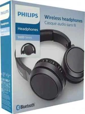 Philips H5205 Over-Ear Bluetooth Wireless Headphones with Bass Boost 40mm Driver