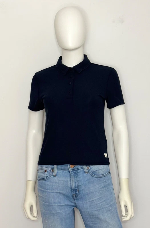 vuori pose fitted short sleeve breathable logo shirt