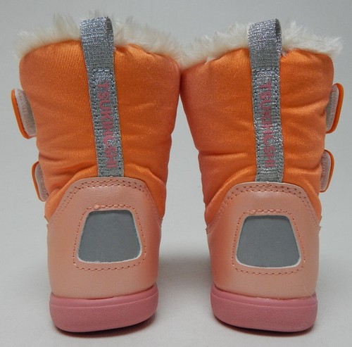 Tsukihoshi Teddy Größe 7 M (T) EU 23 Kleinkinder Mädchen Wasserdicht Winterstiefel Rosa - Bild 5 von 8