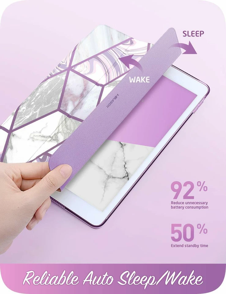 For iPad 10.2" 7/8/9th Gen, i-Blason Slim Stand Case Auto Sleep/Wake Back Cover - Image 2 of 4