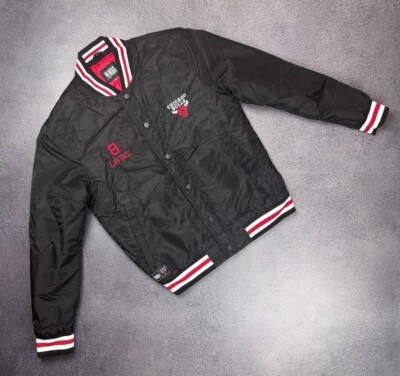 Primark Chicago Bulls Mens NBA Bomber Varsity Jacket #8 Lavine Size S 