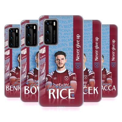 OFFICIAL WEST HAM UNITED FC 2022/23 FIRST TEAM SOFT GEL CASE FOR HUAWEI PHONES 4