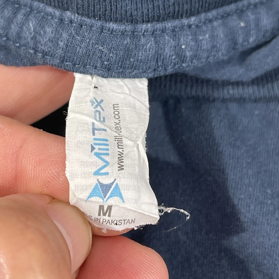 Seattle Seahawks Equipo NFL Ropa Anillo Hilado Suave Azul Jersey Camiseta M Wilson #3 Foto 4 de 4