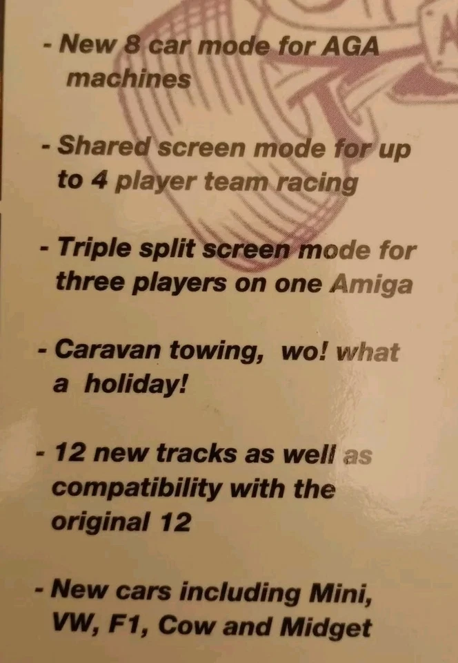 Super Skidmarks 2 - Acid Software Game for the Amiga 500/600/1200 Computer 1995 - Image 4 of 4