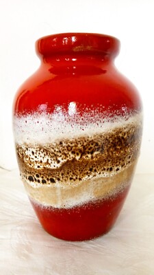 1970s fatlava XXXXL Carstens Tönnieshof Vintage West German Carstens-Tonnieshof Fat Lava Ceramic Vase